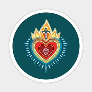 Sacred Bright Heart Magnet